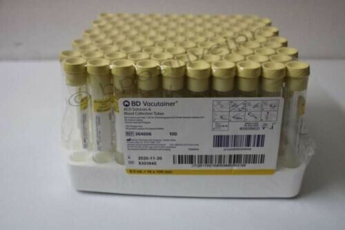 Platelet Rich Plasma LIQUID ACD TEST TUBES ( 8.5ML ) PACK OF 10 TUBES
