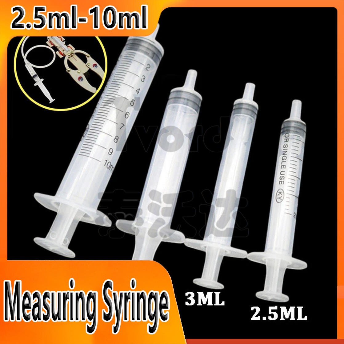 2.5ML 3ML 5ML 10ML Reusable Small Plastic Hydroponics Nutrient Measuring Syringe