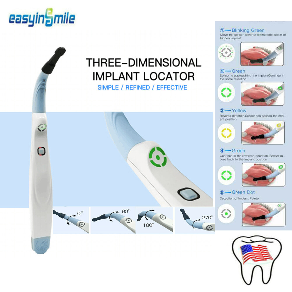 Dental Implant Detector Surgical Locator 270° Rotating 3D Smart Sensor Spotting