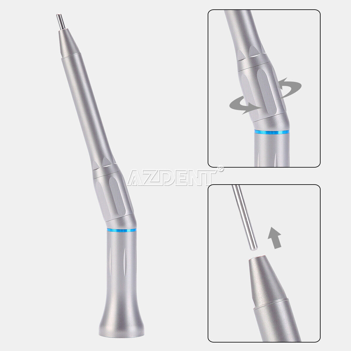 Dental Clinic Surgical Operation Straight Contra Angle 1:1 Low Speed Handpiece