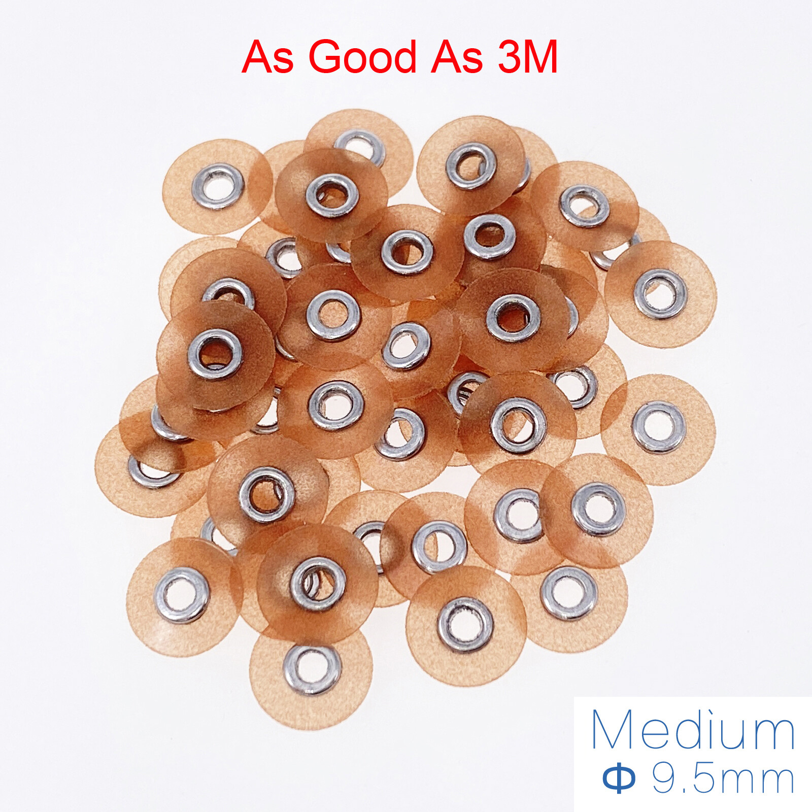 Dental 2381M Sof-Lex XT Contouring & Polishing Pop-On Discs 3/8″ Medium