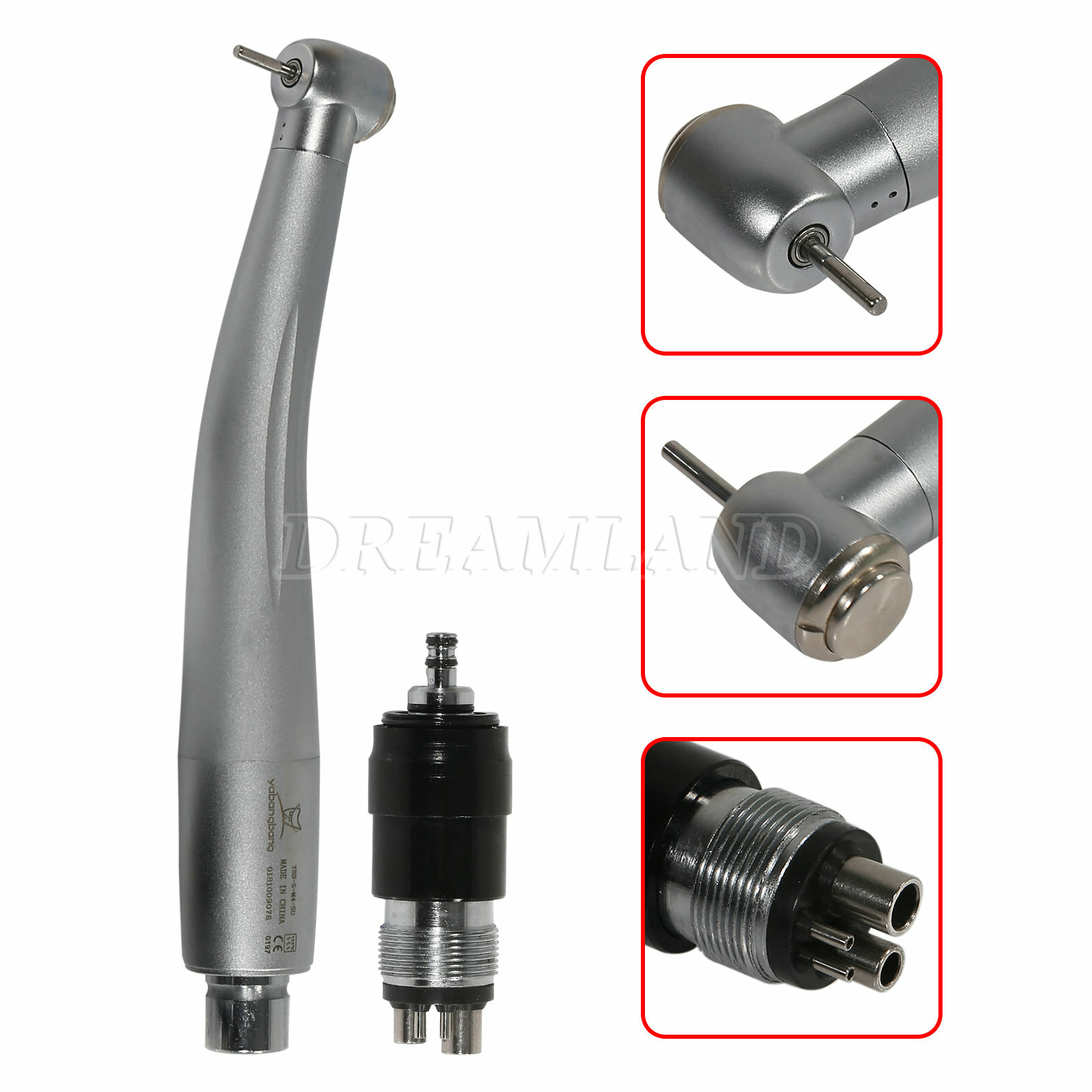 NSK Style Sale High speed Handpiece Quick coupler 4Holes Coupling Single Spray