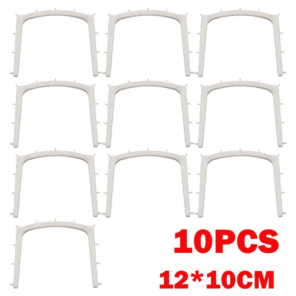 10Pcs Dental Autoclavable Plastic Rubber Dam Frame Holder U Shape Instrument NEW