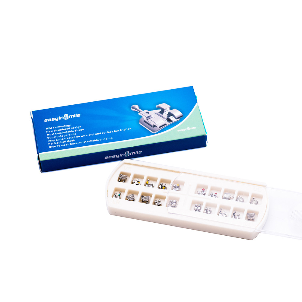 Dental Orthodontic Brackets Mini Metal 022/018 MBT Roth 3 345w/hook Braces 10Pks