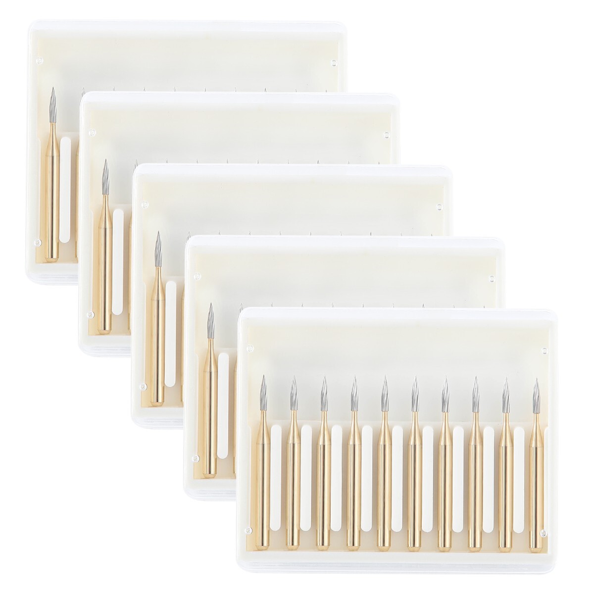 AZDENT Dental Carbide Burs FG7901 Trimming &Finishing High Speed Tungsten Drills