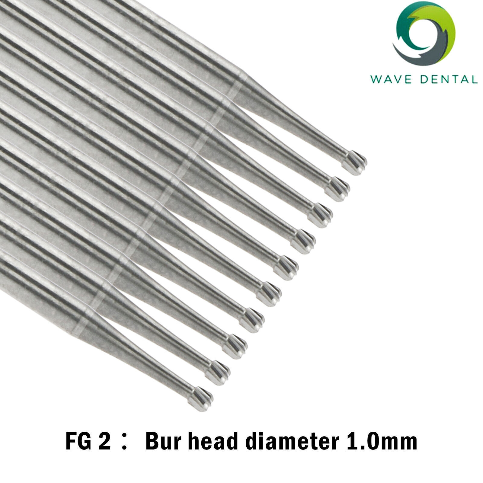 Wave Dental FG 1/4 1/2/3/5/6/7/8 Bur Prima Tungsten Carbide Round Friction Grip