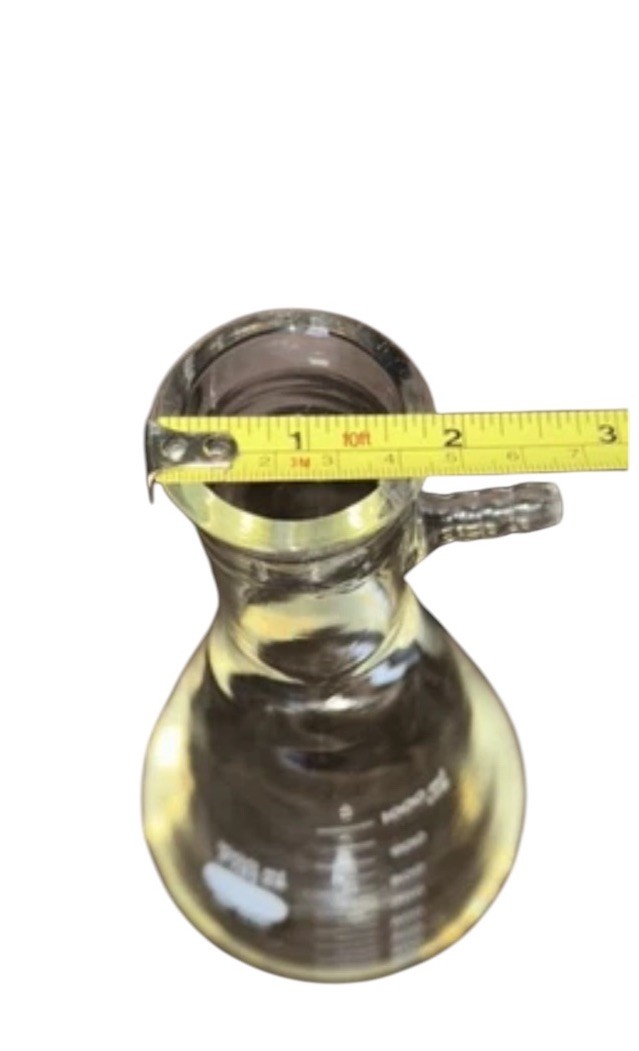 New Flask Corning Pyrex 5340-1L 1L Erlenmeyer Narrow Mouth Heavy Rim Graduated