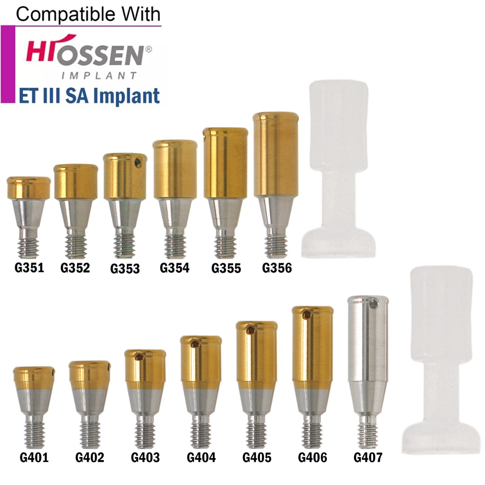 US Dental Locator Abutment for Hiossen ET III SA Fixture Mini/Regular Platform