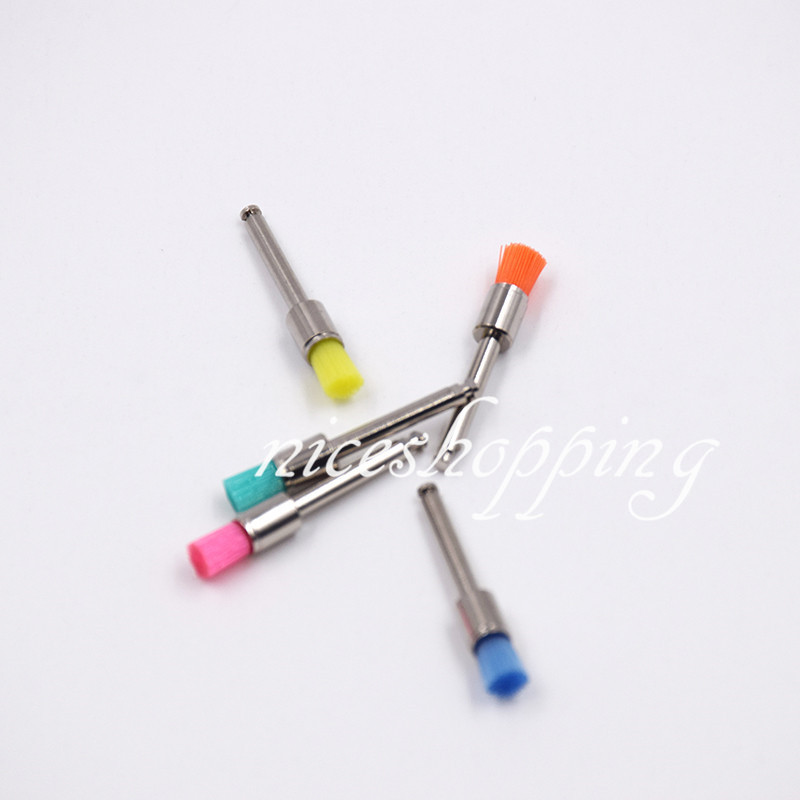 100 Pcs 10 Mixed Types Disposable Dental Prophy Brush Cup Polishing Polisher