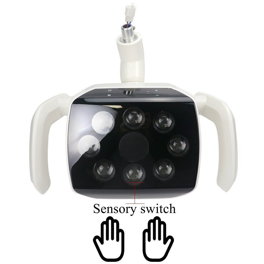 Dental Induction Surgical Lamp w/ Sensor 8 Leds Oral Light for Dental Chair Unit