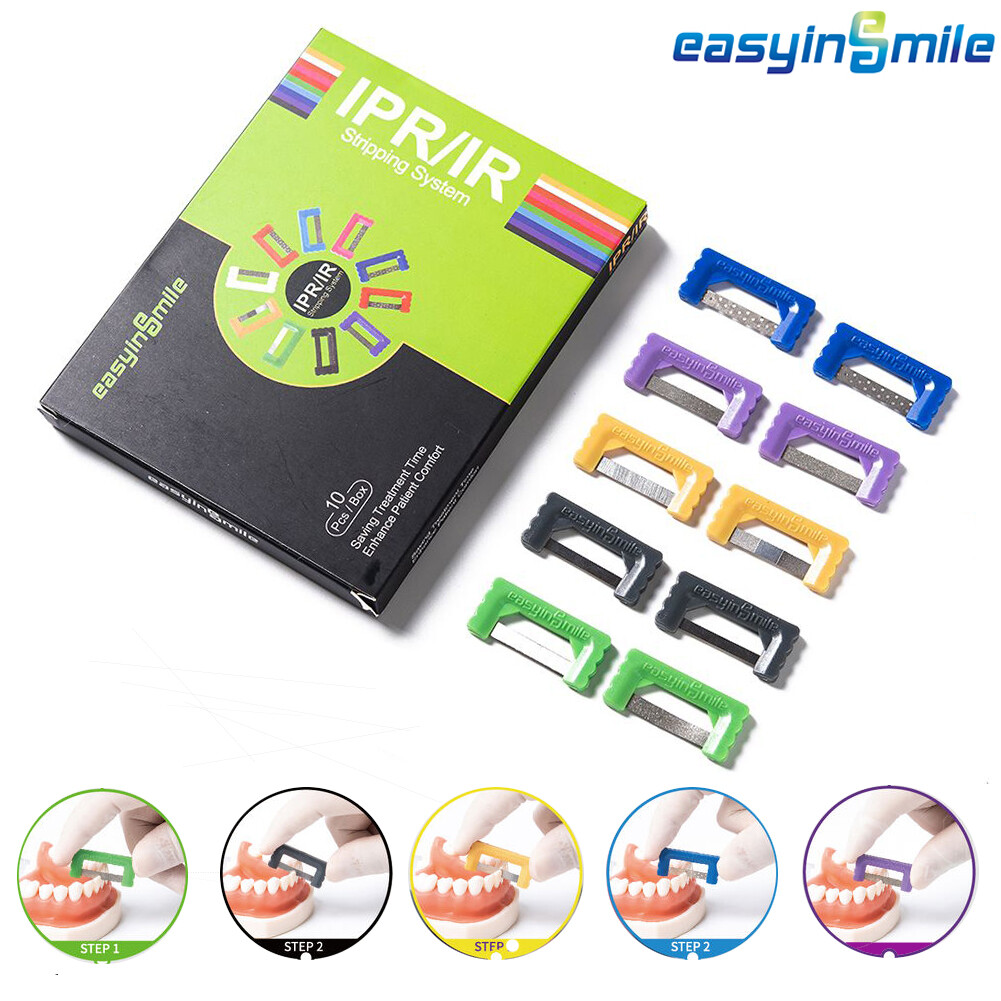 Dental Interproximal Strips 10pcs Easyinsmile Enamel Restorative Reduce IR Reuse
