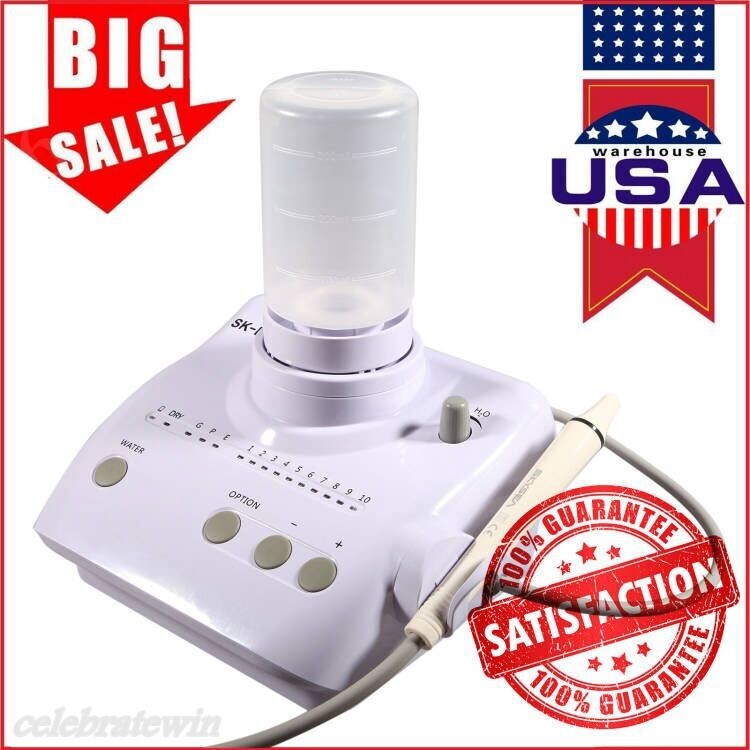 For Cavitron Dental Portable Ultrasonic Piezo Scaler+2*Bottles fit EMS Handpiece