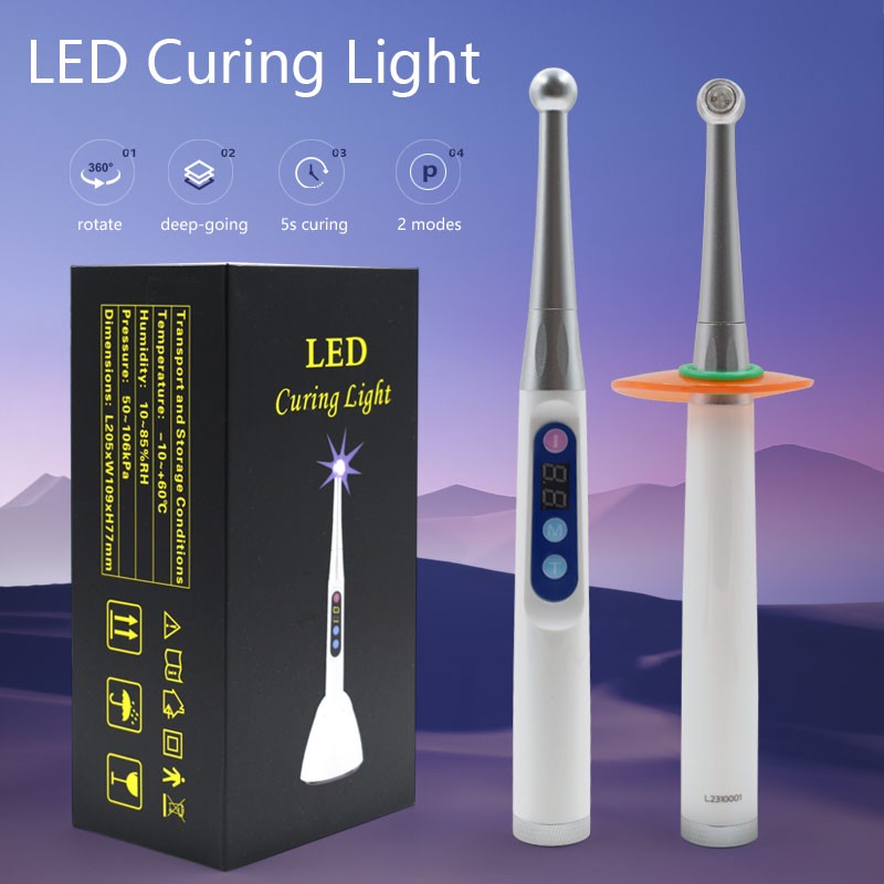 5W Wireless 1 Second Dental LED Curing Light Teeth Whitening Resin Curing Lamp