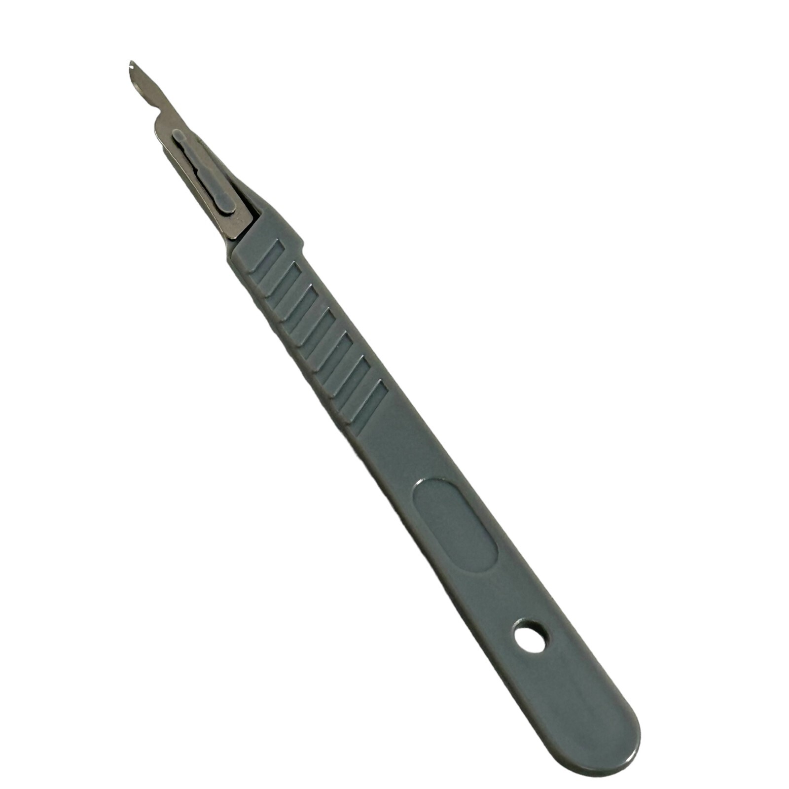 10/Pack Single Use Disposable Scalpels No. 15C Carbon Steel & Plastic Handle