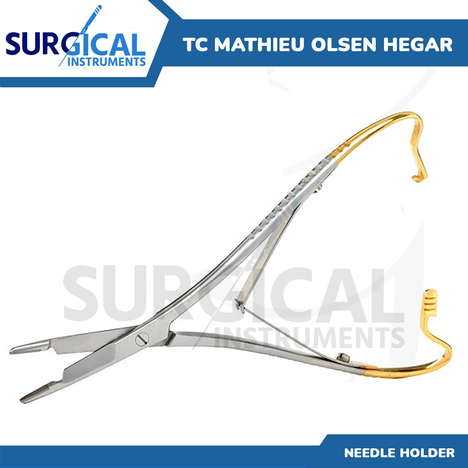 T/C Mathieu Olsen Hegar Needle Holder 5.50″ Surgical Dental Instruments German G