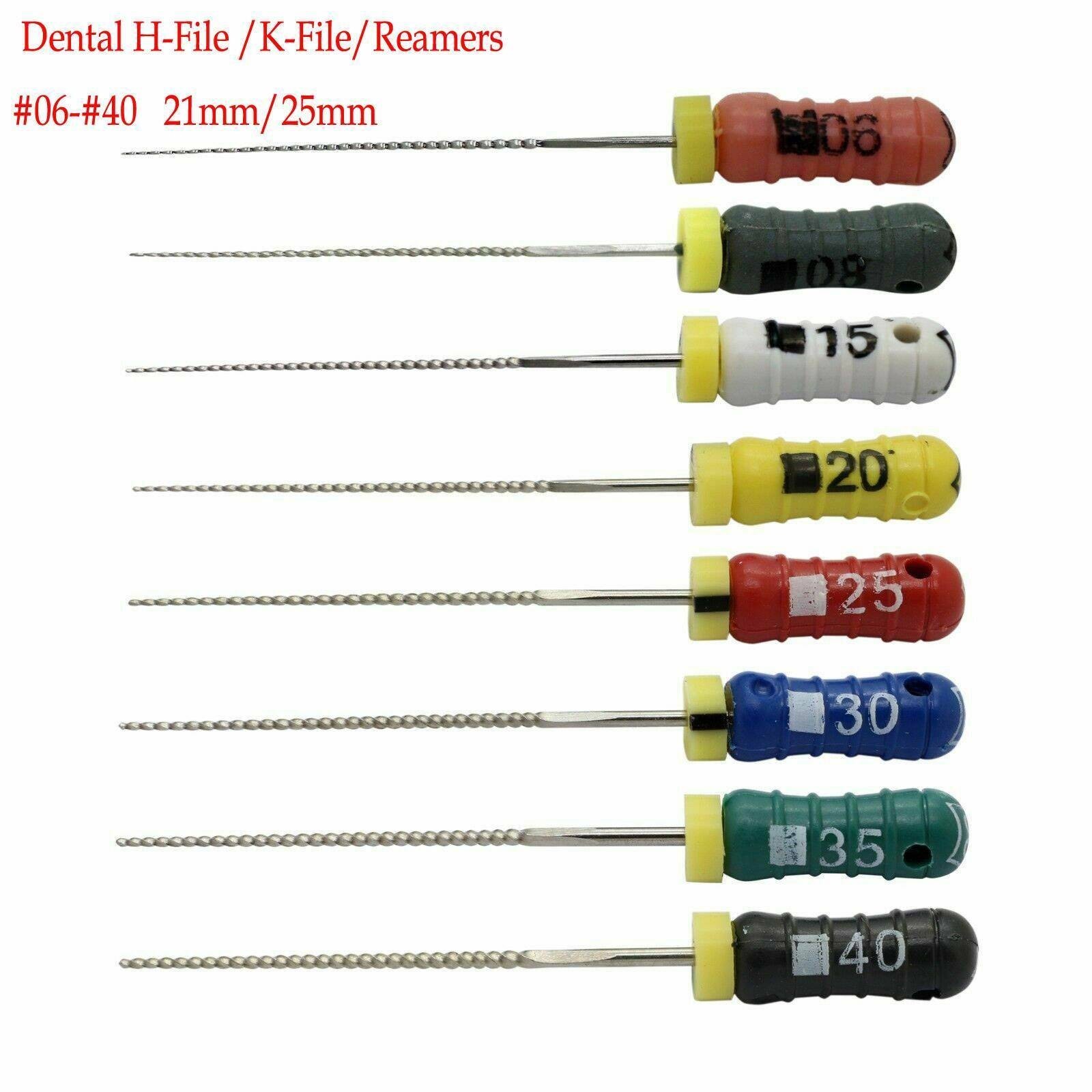 Dental Endodoncia K-Files Root Canal H File Hand Stainless Steel Niti Hand Use