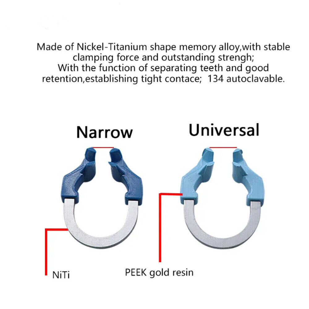Dental Titanium Ring NITI Clamping Sectional Matrix Band Matrice Non-Deformation