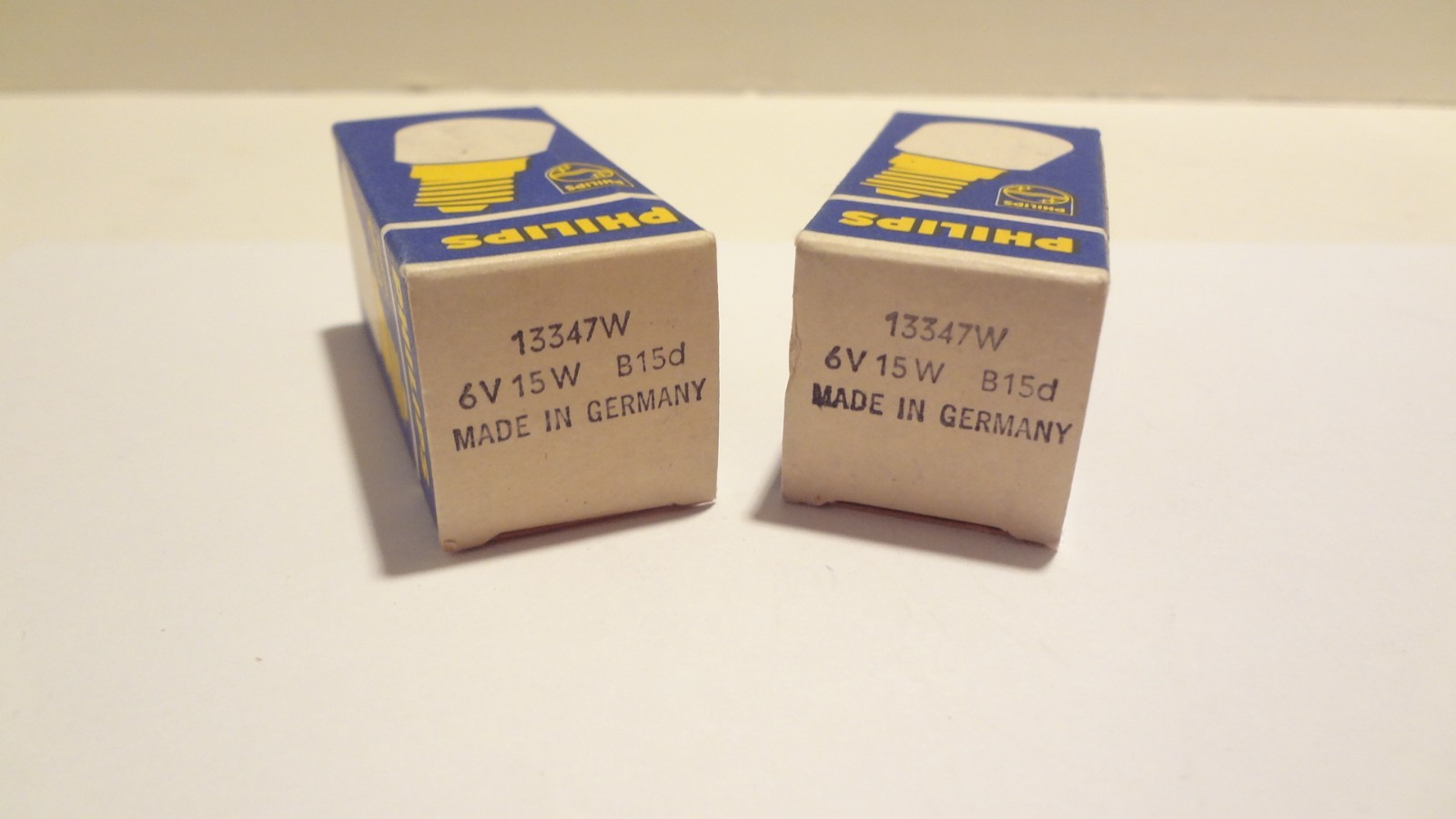 PHILIPS BULBS # 13347W 6 VOLT 15 WATT QTY (2ea) *NEW*