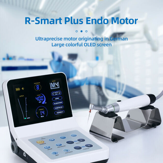 Dental R-SMART PLUS Endo Motor Endodontic Treatment Apex Locator OLED Screen CE