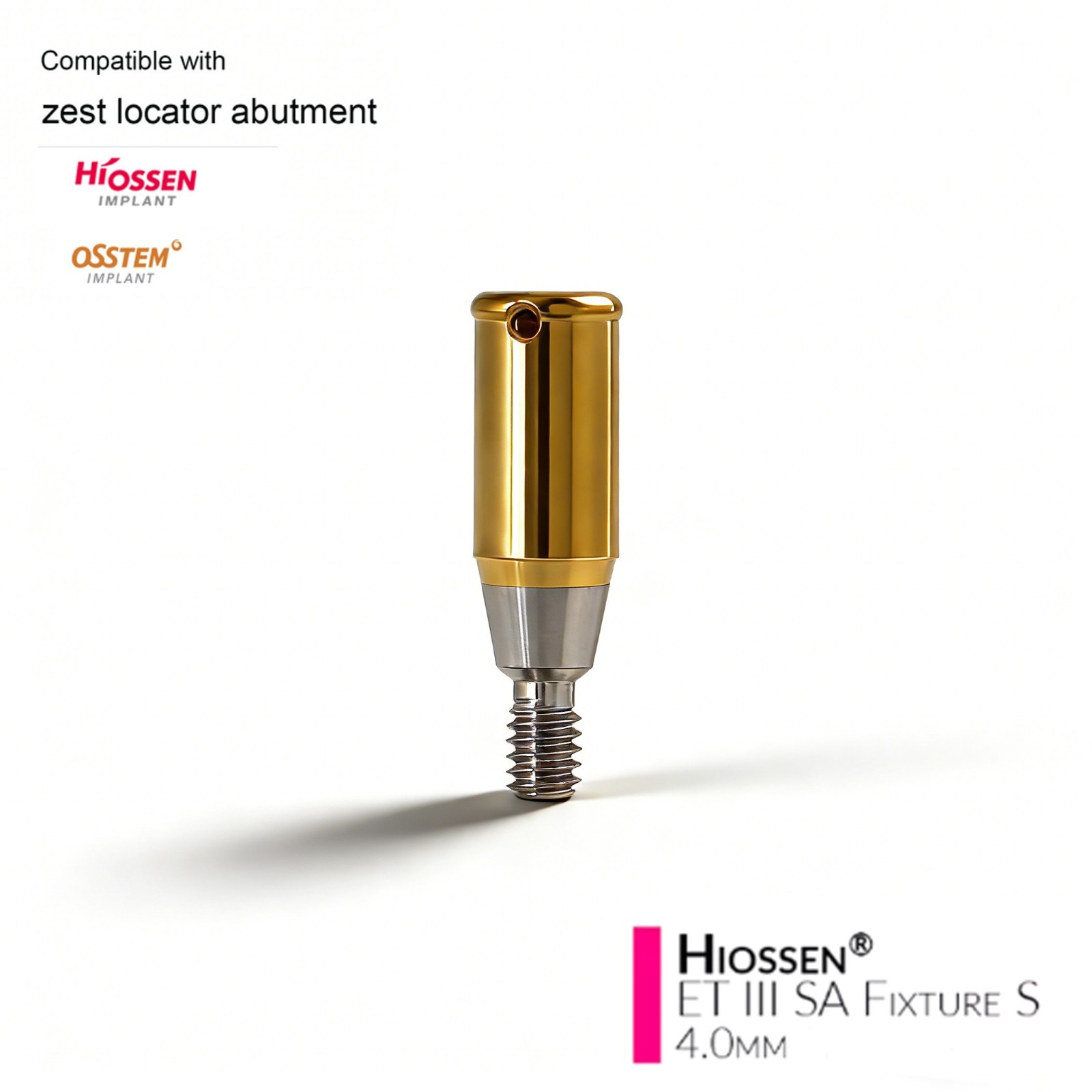 Overdenture Attachment locator abutment For HIOSSEN ET SA Mini/Standard Platform