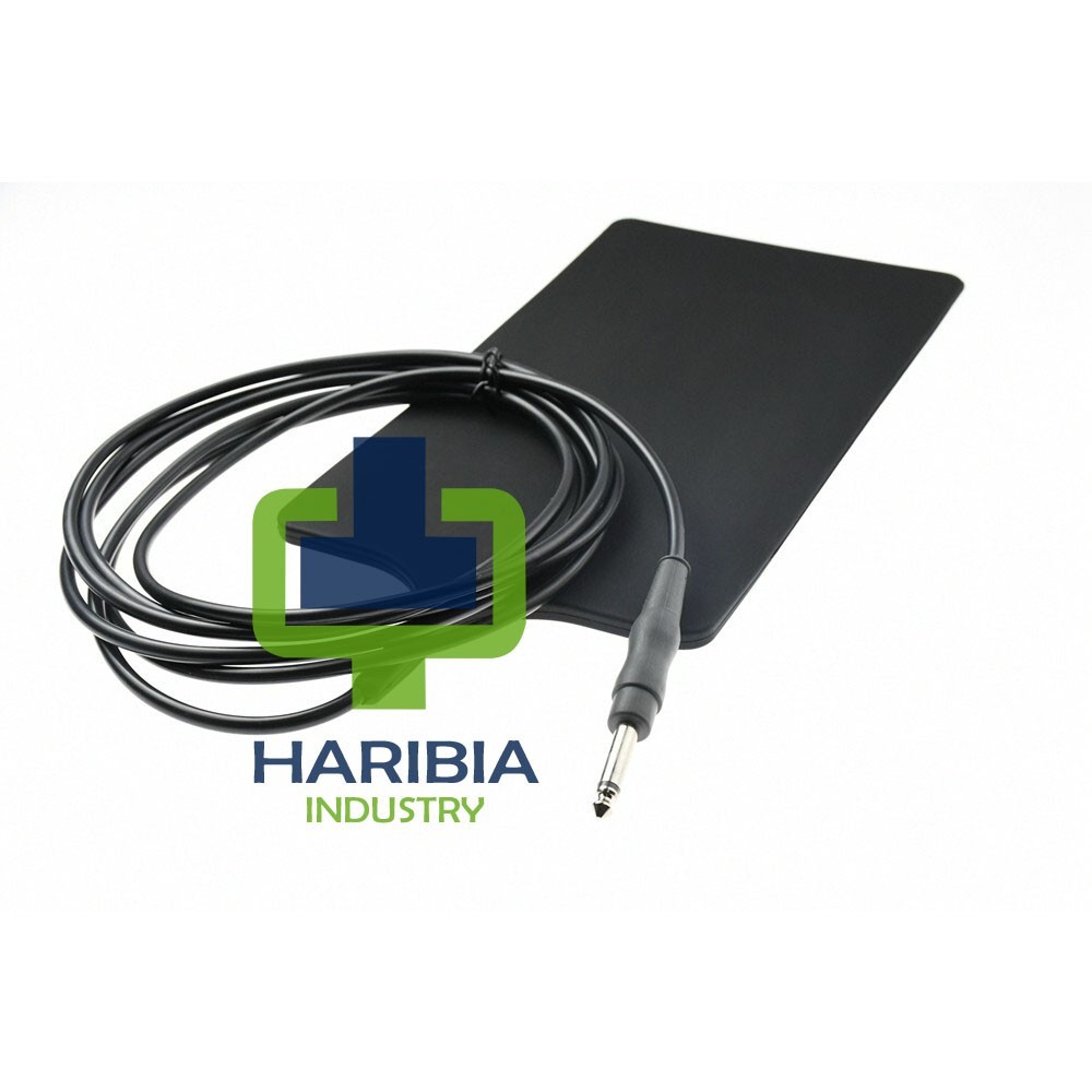 Reusable Patient Return Plate Electrosurgical Grounding Pad 6.3mm Banana Jack