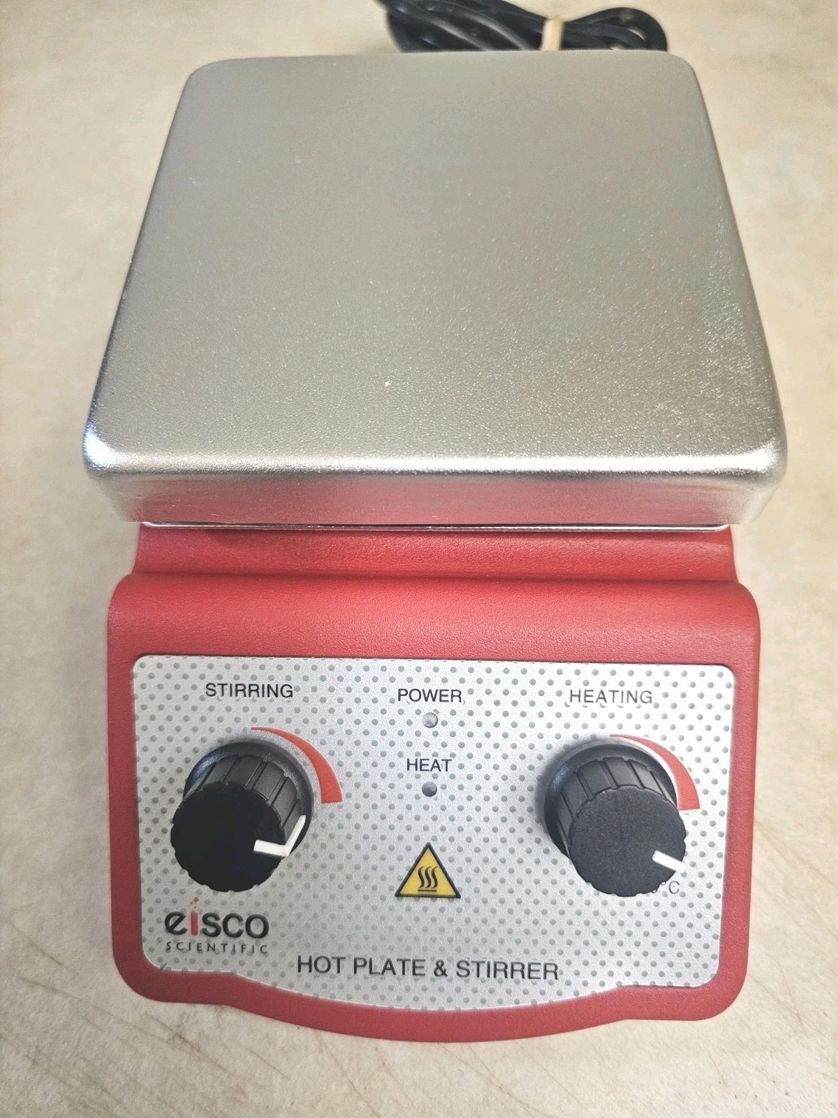 Eisco Scientific Hot Plate Magnetic Stirrer Aluminum Top Labs 110V/60hz AC