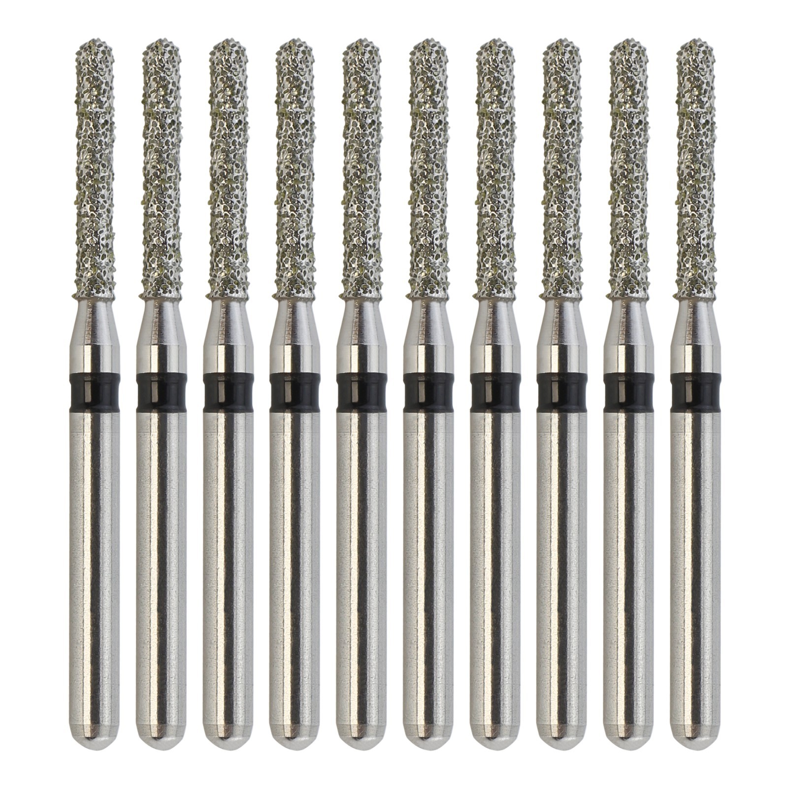 Dental Round End Cylinder Diamond Bur Super Coarse 1.2mm Head 881/012SC Burs FG
