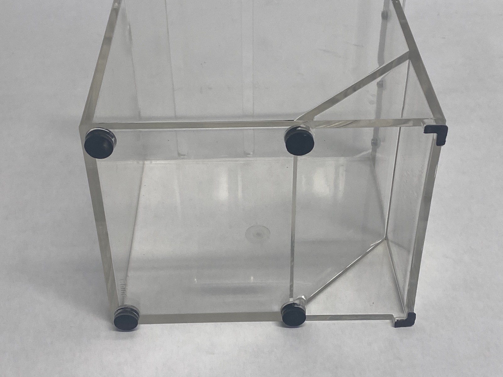 Clear Acrylic Parafilm M & Foil Dispenser 2-Slots 4-3/4”L x 6-3/4”W x 6-3/8”H