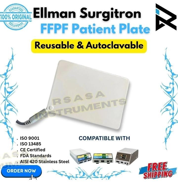 Ellman Surgitron H4 Neutral Valleylab Grounding Patient Plate Connector CE/FDA.
