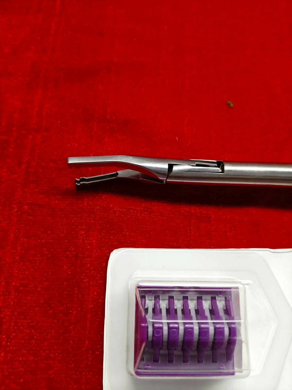 Laparoscopic Hemo-Lock Applier 10mmx330mm with 6pc Cartridge Surgical instrument