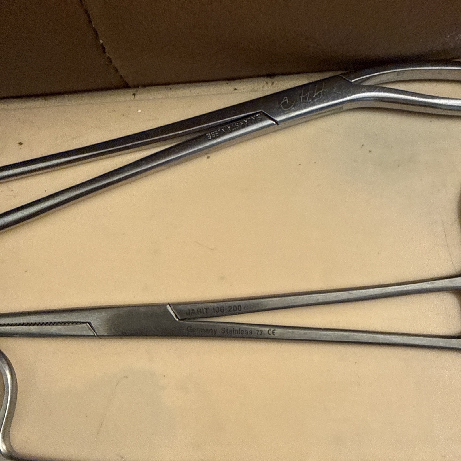 40 Surgical Needle Holder Forceps Various Stainless Curved Straight German