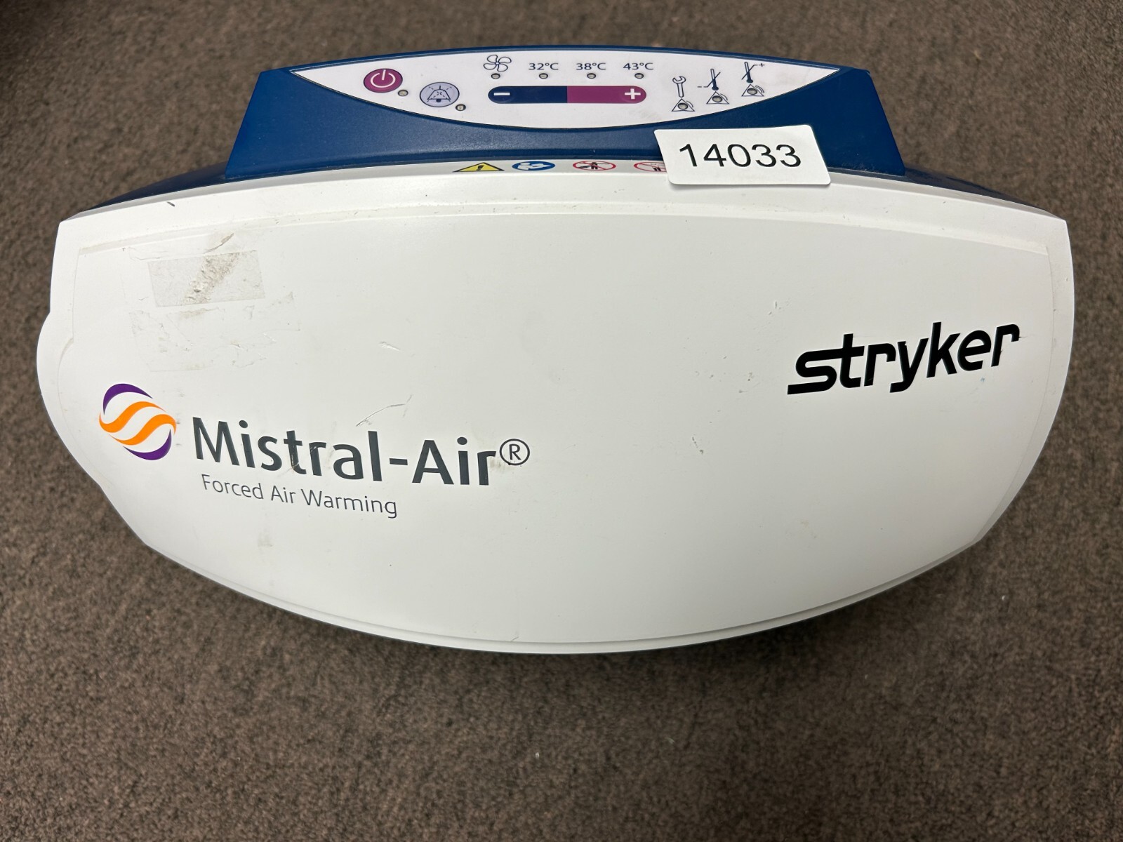 Mistral-air MA1100-PM Forced Air Warning Unit, 110-120V, 60HZ, 8.7A
