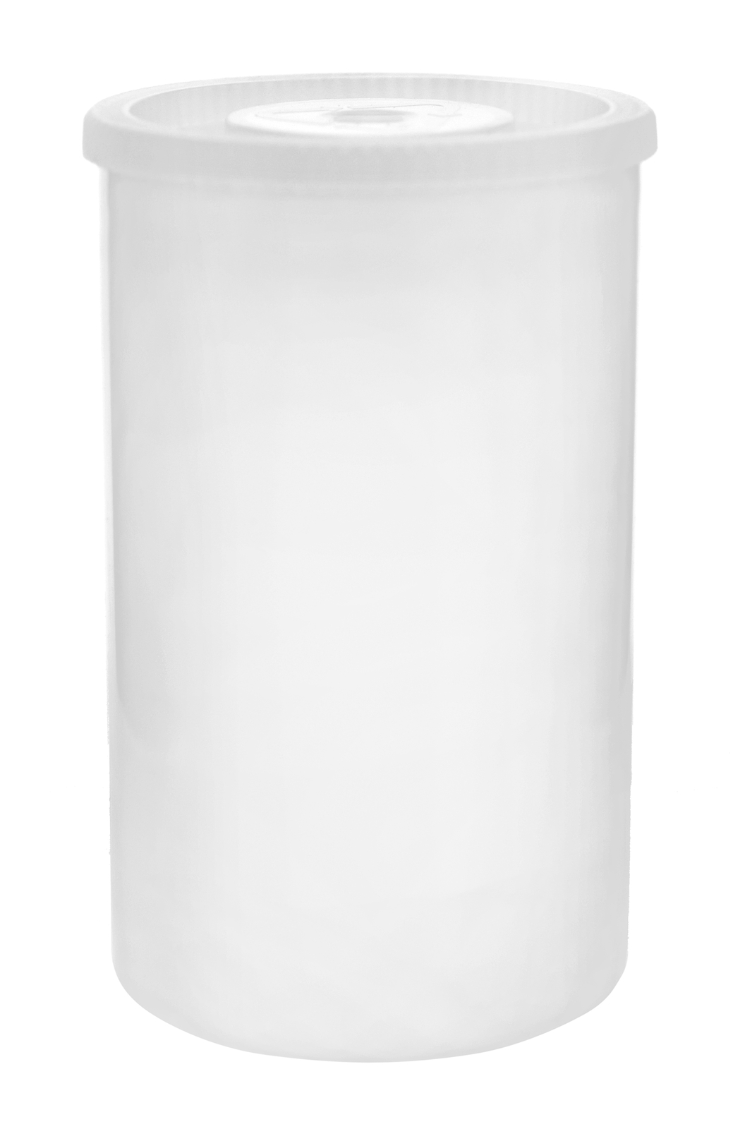 Empty Film Canister with Lid, 2 x 1.25″ – High Density Polyethylene – Eisco Labs
