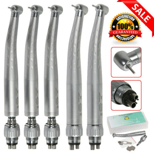 5pcs High Speed Dental Push Quick Coupler 360 Swivel Handpiece w/ 4Hole GB4