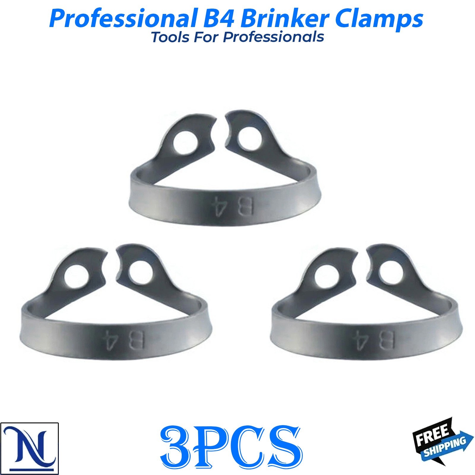 B4 Brinker Rubber Dam Clamp Dental Anterior Canine Retraction Instrument
