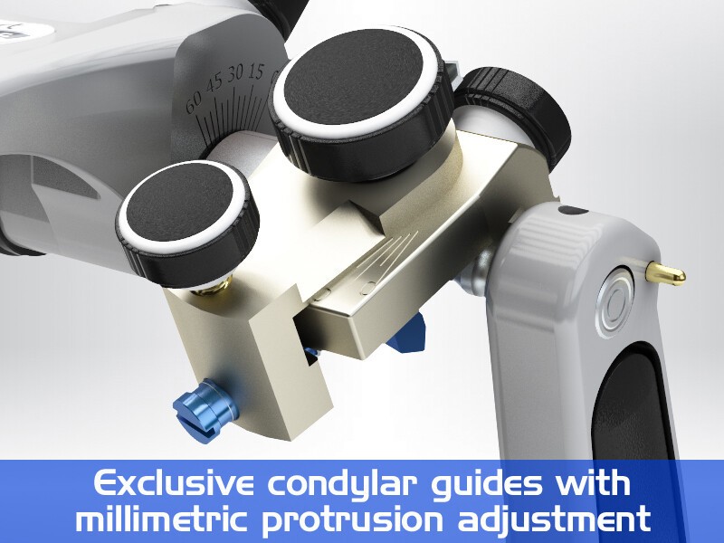 A7 Plus High Precision Elite Semi-Adjustable Arcon Type Articulator w Facebow