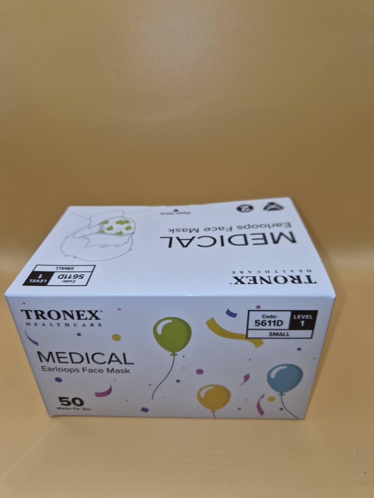 100 PCS Disposable 3-Ply Medical Face Masks (1 Boxes Of 50) Trones