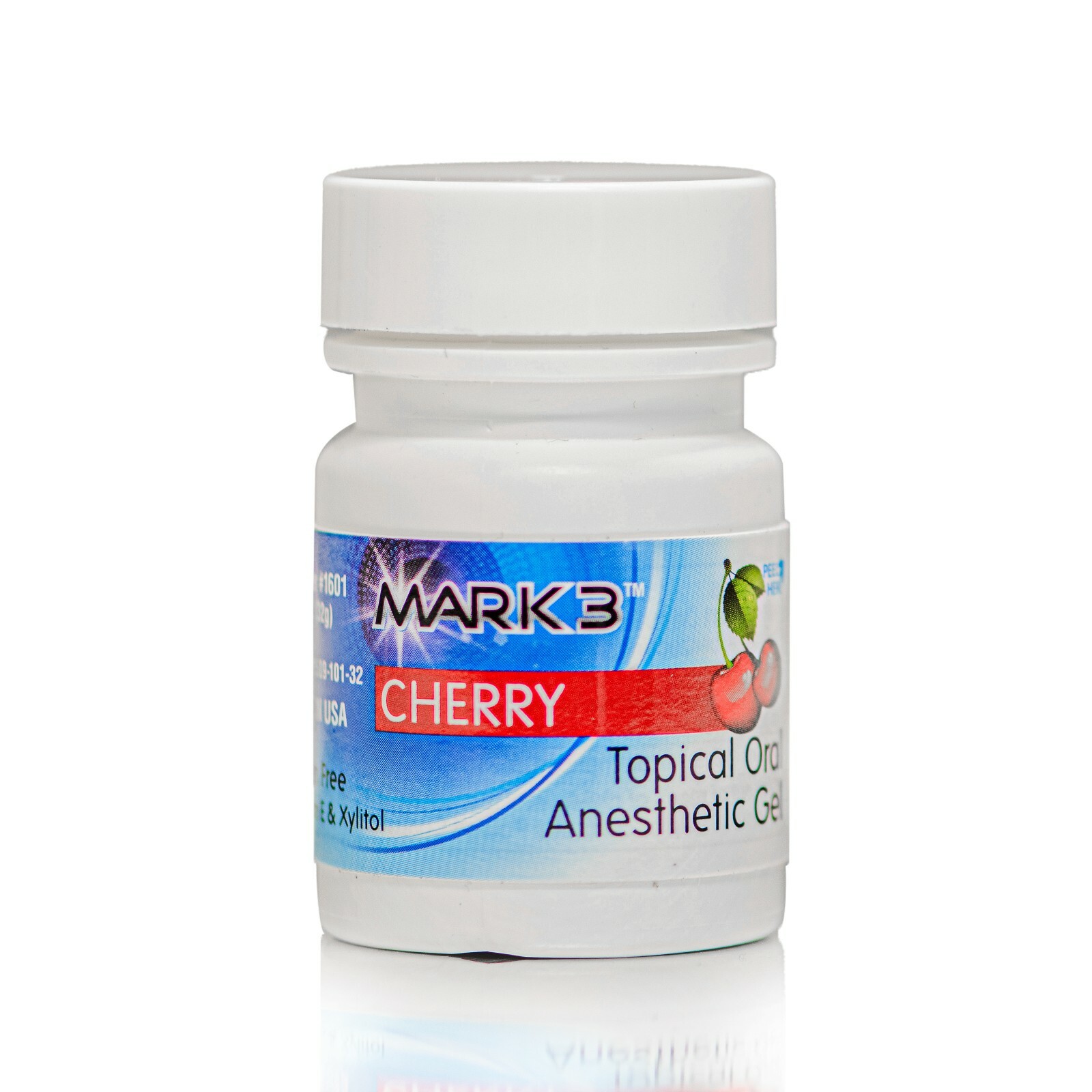 5 Bottles Mark3 Dental Topical Anesthetic Gel 20% Benzocaine 1OZ Jar – 6 Flavors