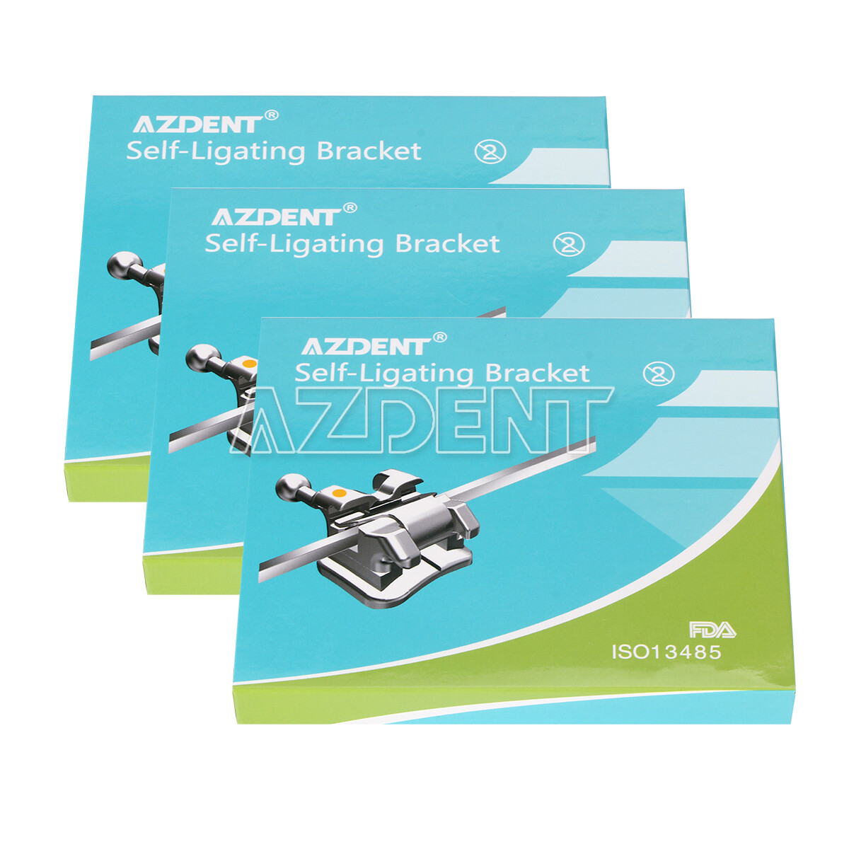 3 X Dental Orthodontic Active Self-ligating Bracket Braces Roth.022 Hooks 3-4-5