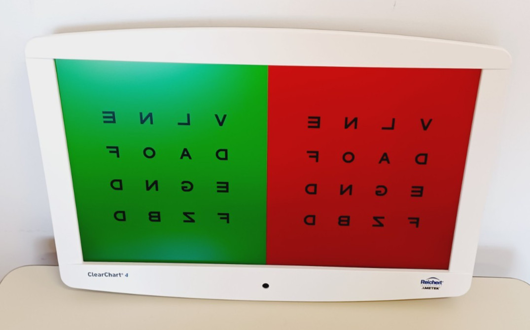Reichert ClearChart 4 Digital Acuity System used Optometrist Ophthalmic eye exam