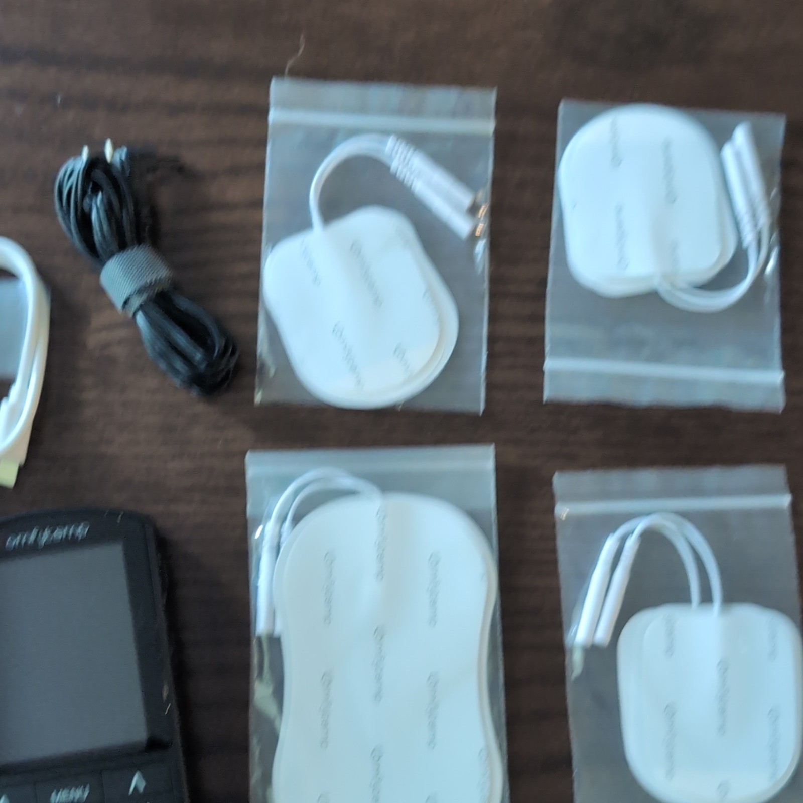 Comfytemp TENS/EMS Unit Handheld Nerve Stimulator w/ Pads, Lead Wires, USB