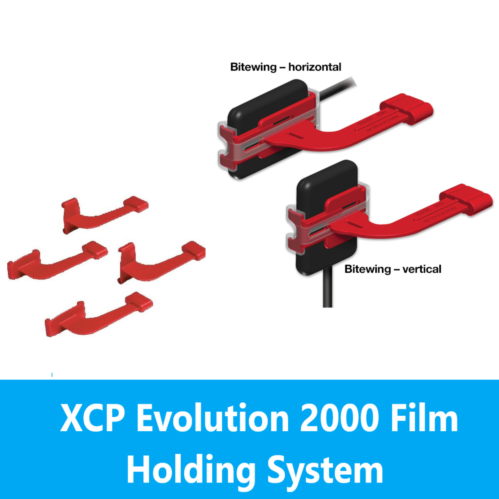 Dental XCP-DS® FIT™ Universal Digital Sensor Bitewing Arm, Ring, Biteblocks PSP
