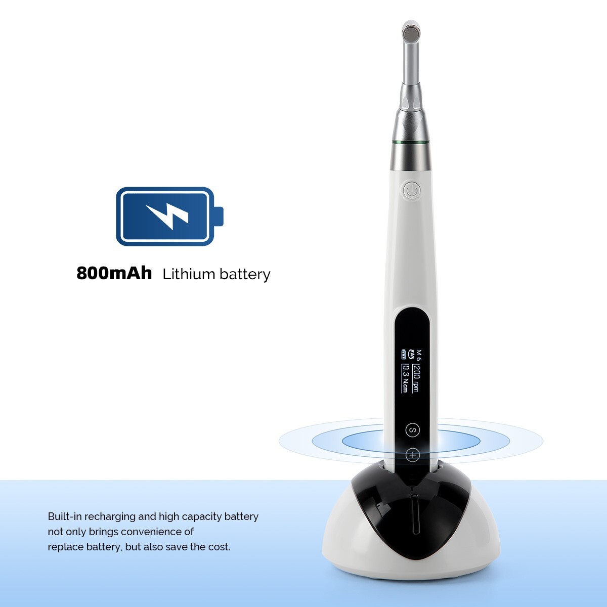AZDENT Dental Cordless LED 16:1 Endo Motor / Apex Locator Root Canal Finder