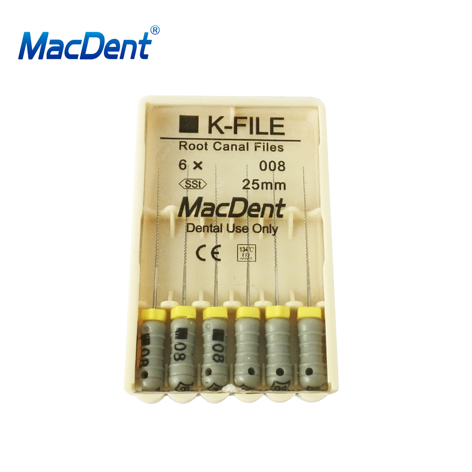 10 Packs Dental Endo Root Canal Files Hand Use K-Files Stainless Steel 21mm/25mm