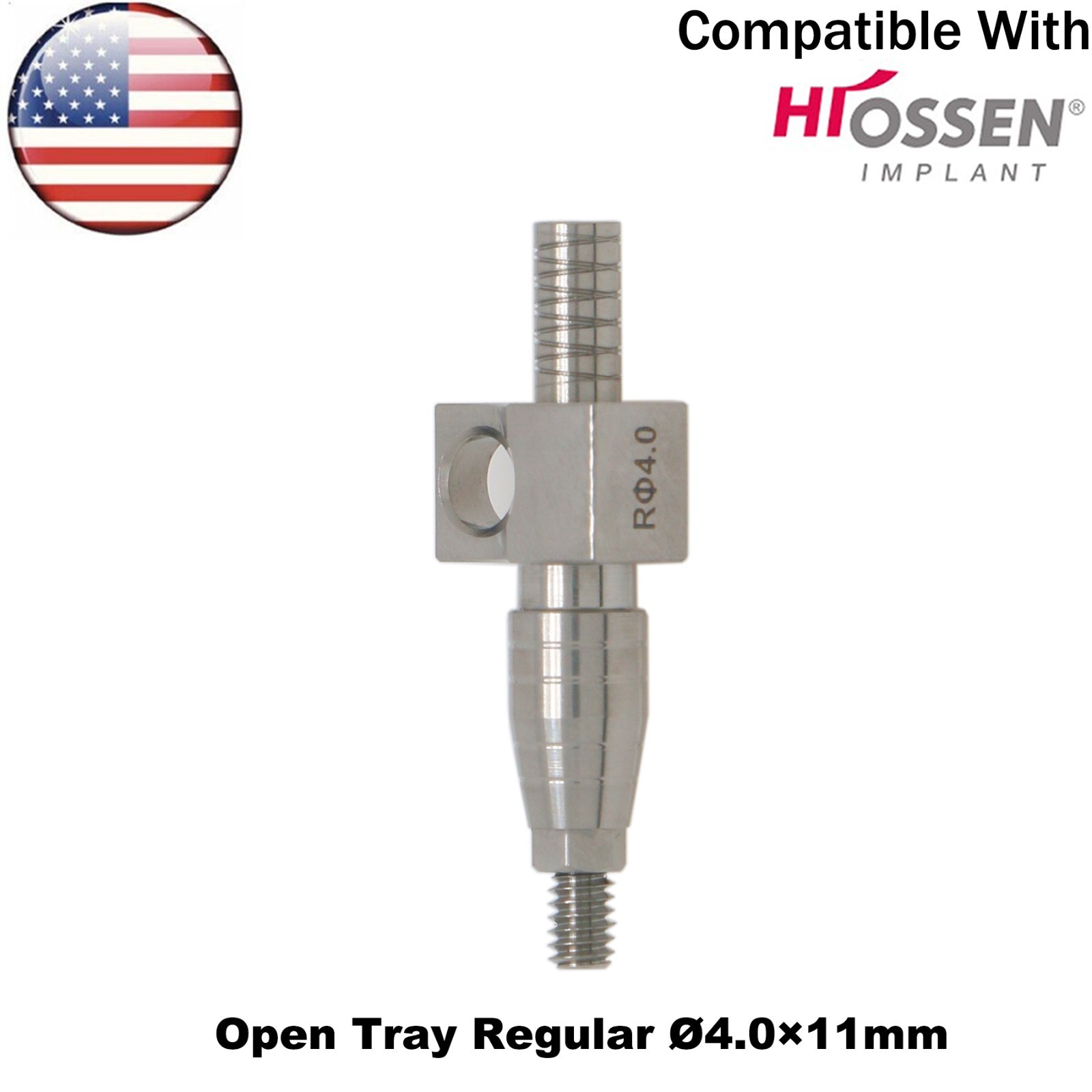 Dental Transfer Impression Coping Open Closed Tray lab Analog Fit Hiossen Osstem