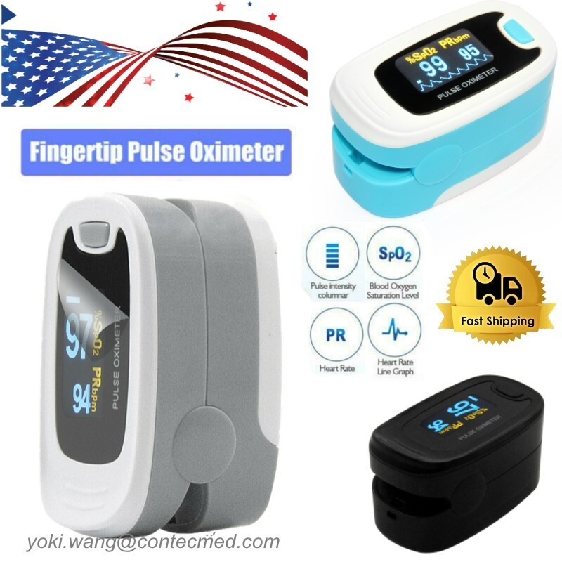 CMS50NA Finger Tip Oximeter OLED Blood Oxygen Spo2 Pulse Heart Rate Monitor