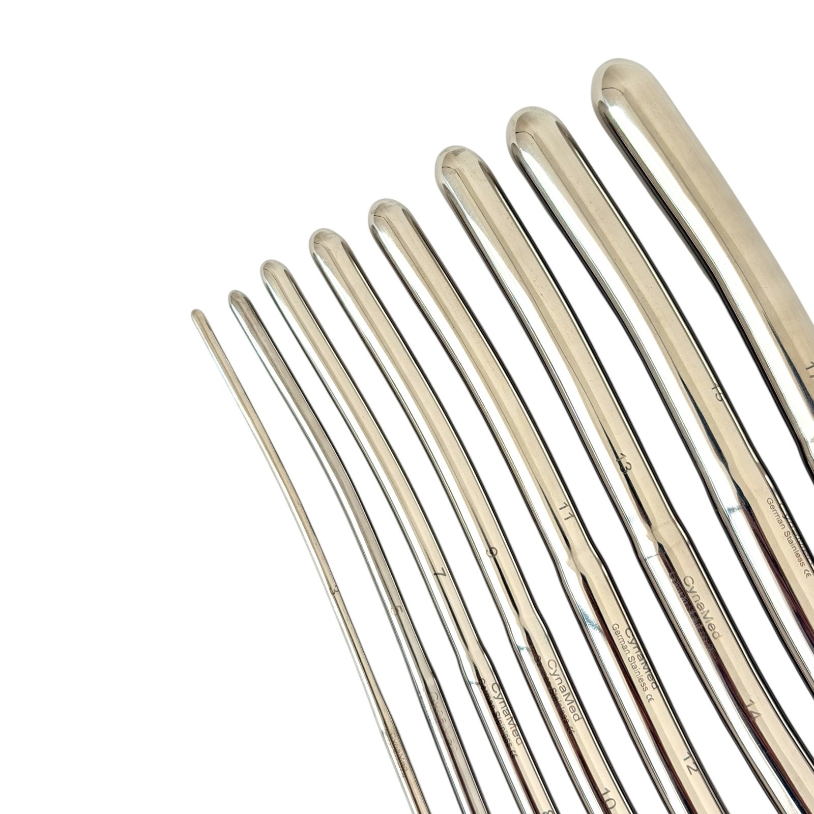 CYNAMED USA PREMIUM 8 HEGAR DILATOR SOUNDS SET 7.5″GYNO SURGICAL INSTRUMENTS