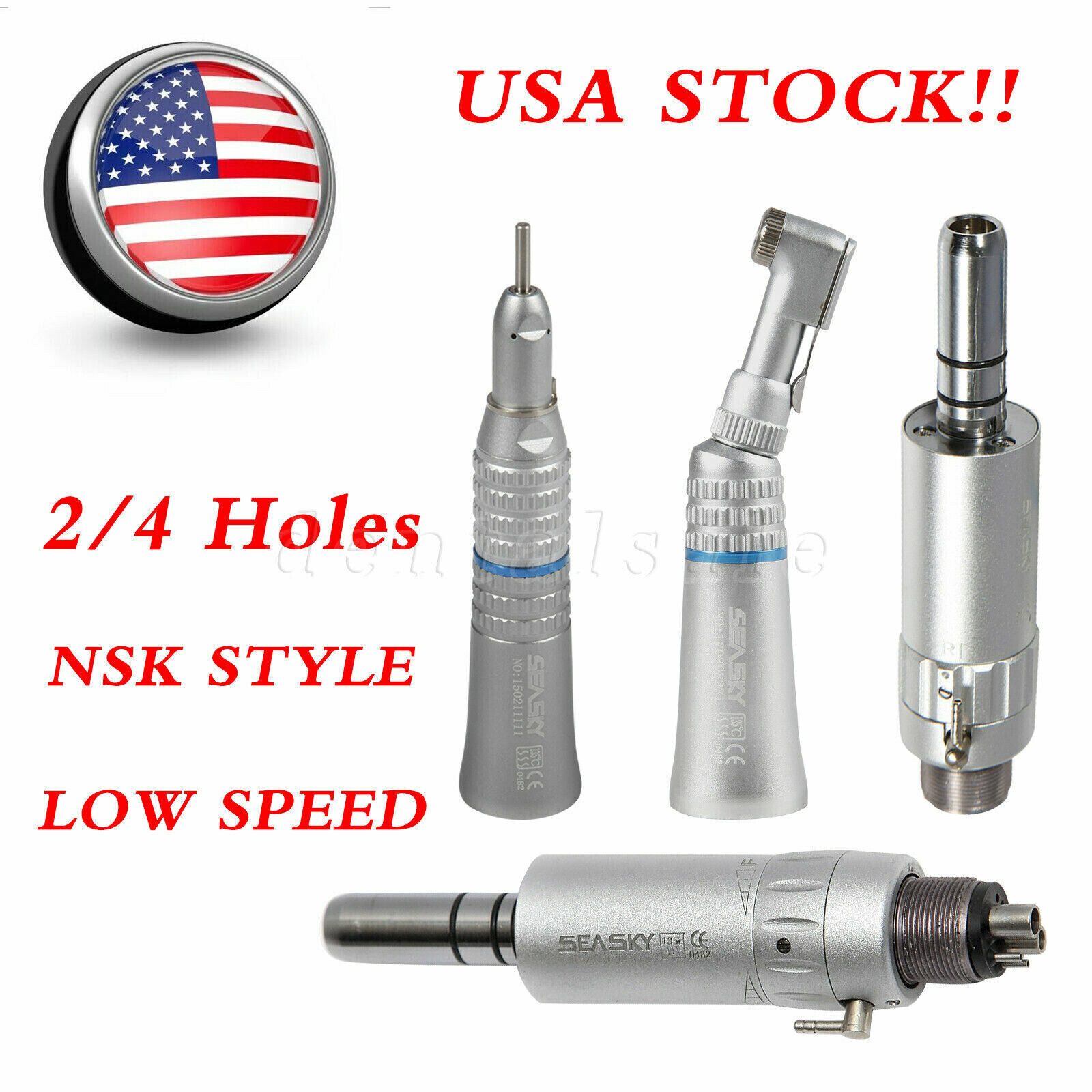 Estilo NSK Dental Contra Angulo Baja Velocidad Pieza de Mano Low Speed Handpiece