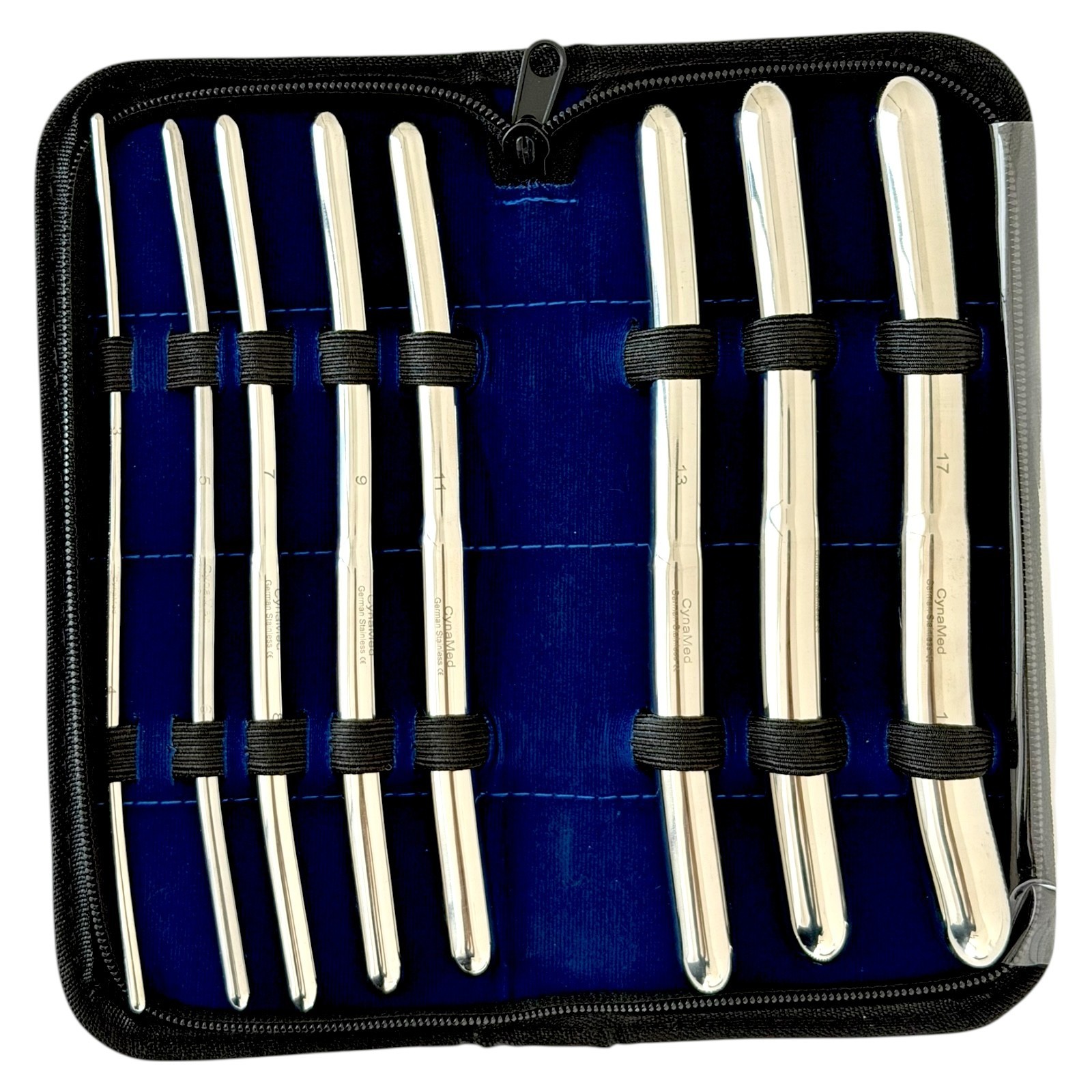 CYNAMED USA PREMIUM 8 HEGAR DILATOR SOUNDS SET 7.5″GYNO SURGICAL INSTRUMENTS