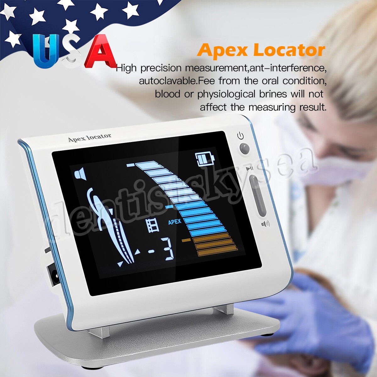Dental LED Endo Motor 16:1 Contra Angle Y-smart/Root Canal Electric Apex Locator